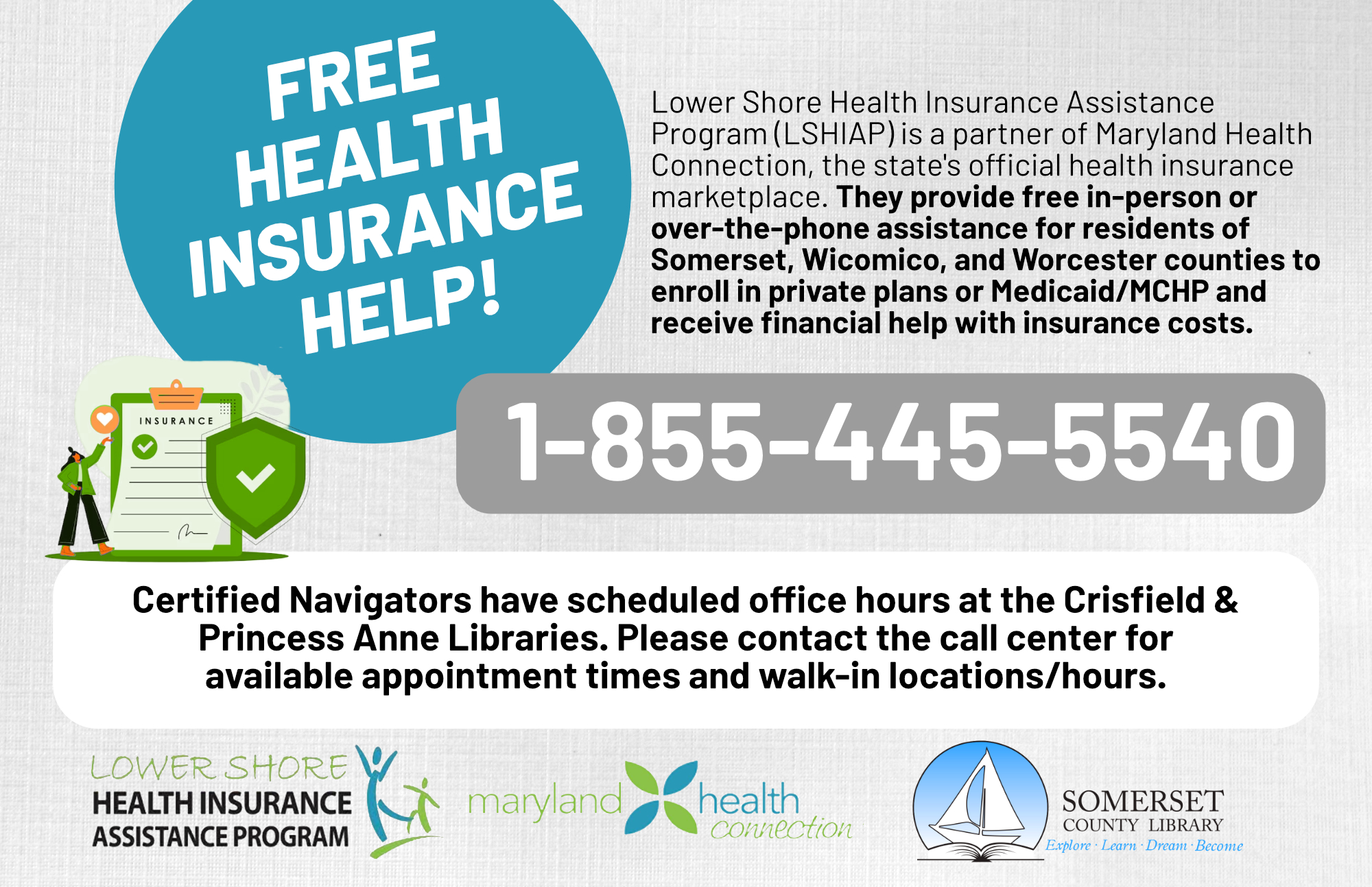 Lower Shore Health Insurance Assistance Program