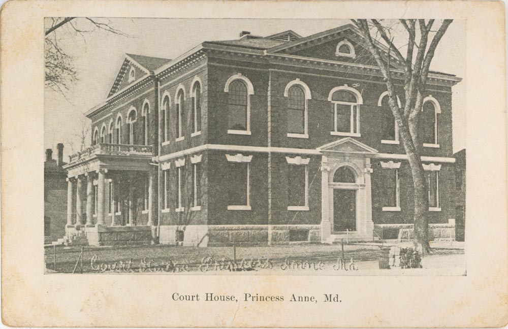Front Side of Post Card, Somerset County Court House