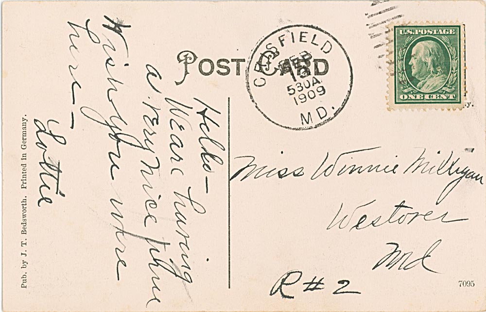 Mount Pleasant Church Post Card