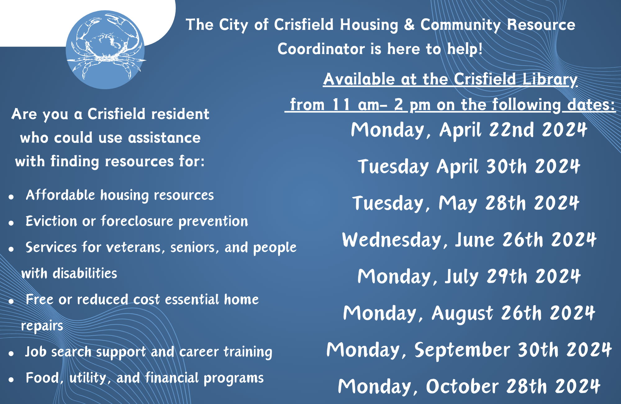 Crisfield Housing Coordinator