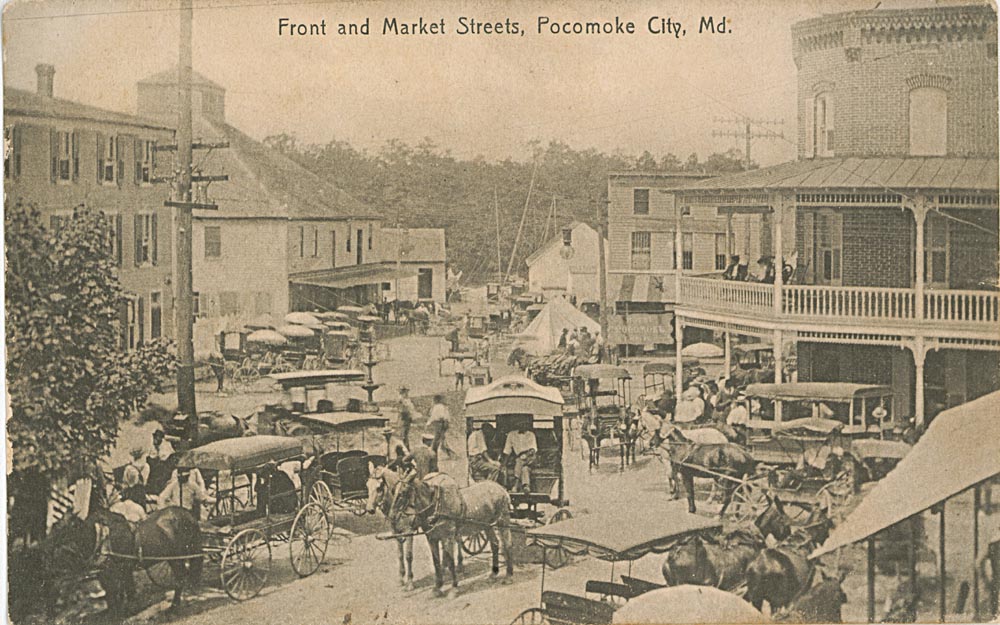 Front and Market Street Post Card
